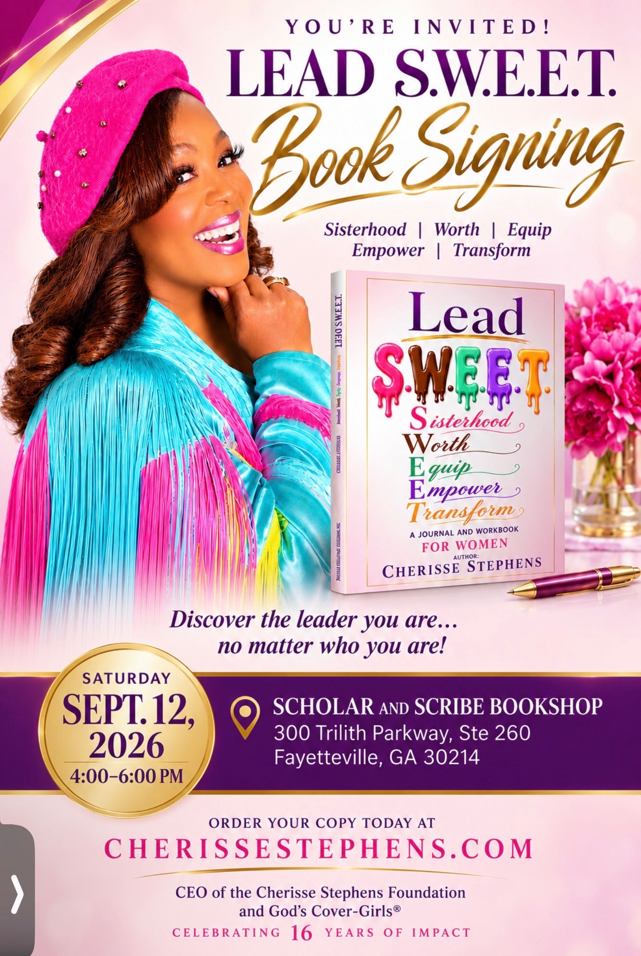 Lead S.W.E.E.T. Book Signing — FREE Event