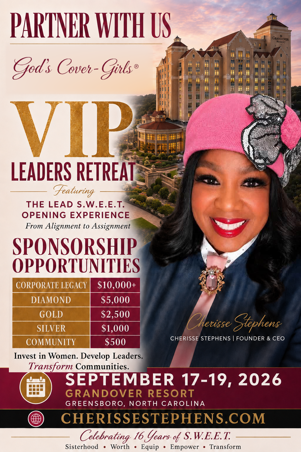VIP Leaders Retreat Corporate Sponsorship Opportunities