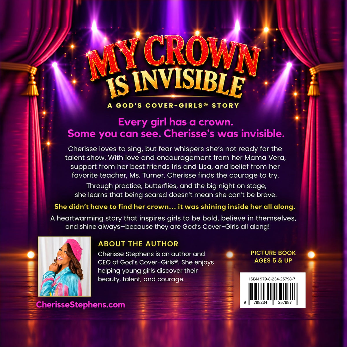 My Crown Is Invisible — back cover